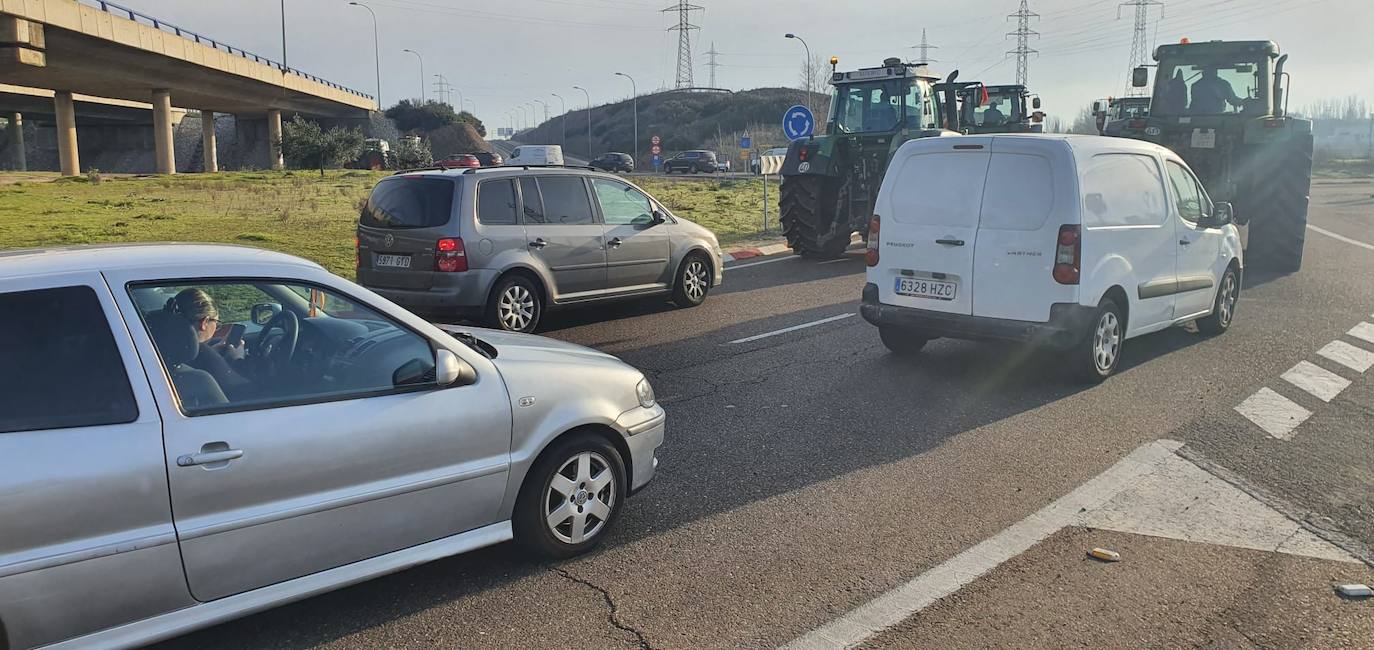 Las protestas de los agricultores y ganaderos por las calles de Salamanca, en imágenes