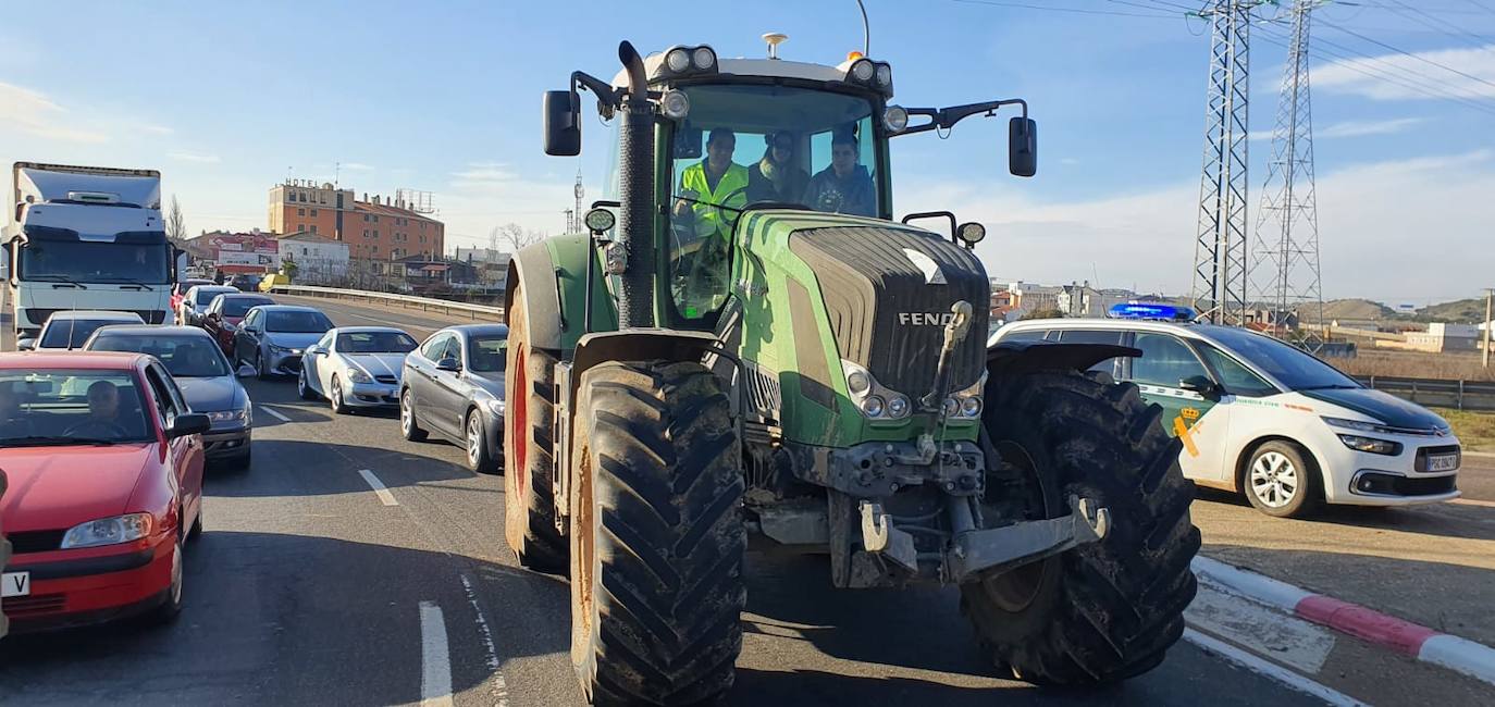 Las protestas de los agricultores y ganaderos por las calles de Salamanca, en imágenes