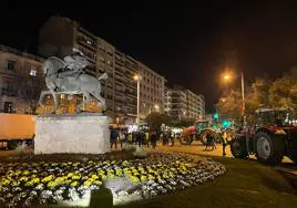 Imagen de la manifestación de este martes por Salamanca.