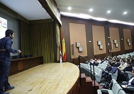 Facultad de Ciencias este viernes durante las jornadas.