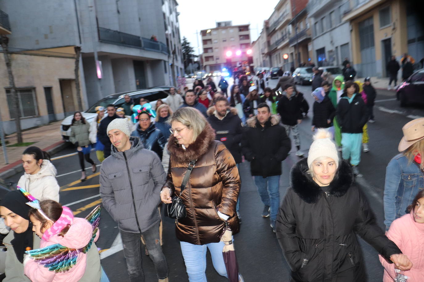 Las calles de Guijuelo se llenan de animación el Domingo de Carnaval