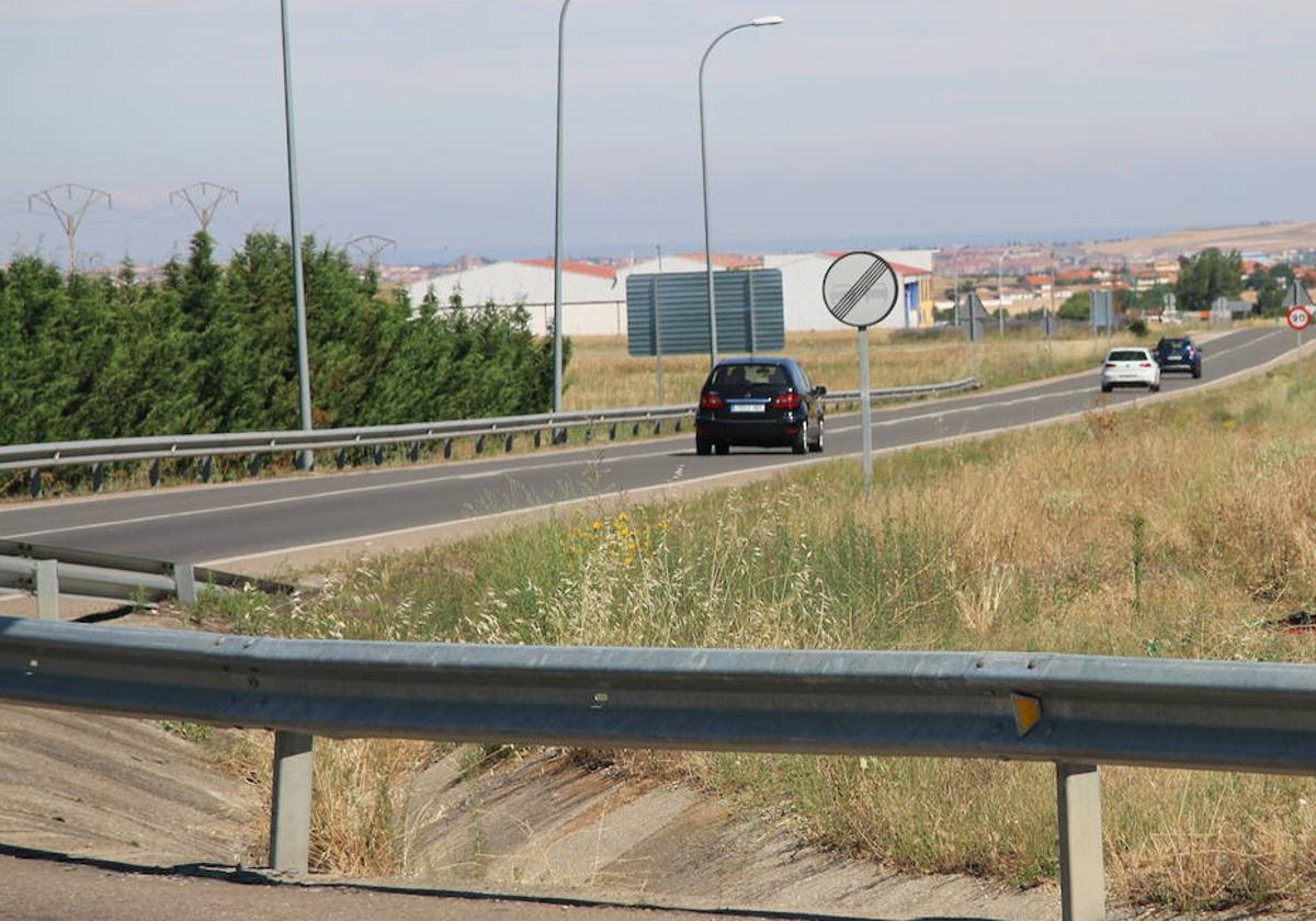 Una imagen de la carretera CL-510 en la zona cercana a Calvarrasa.