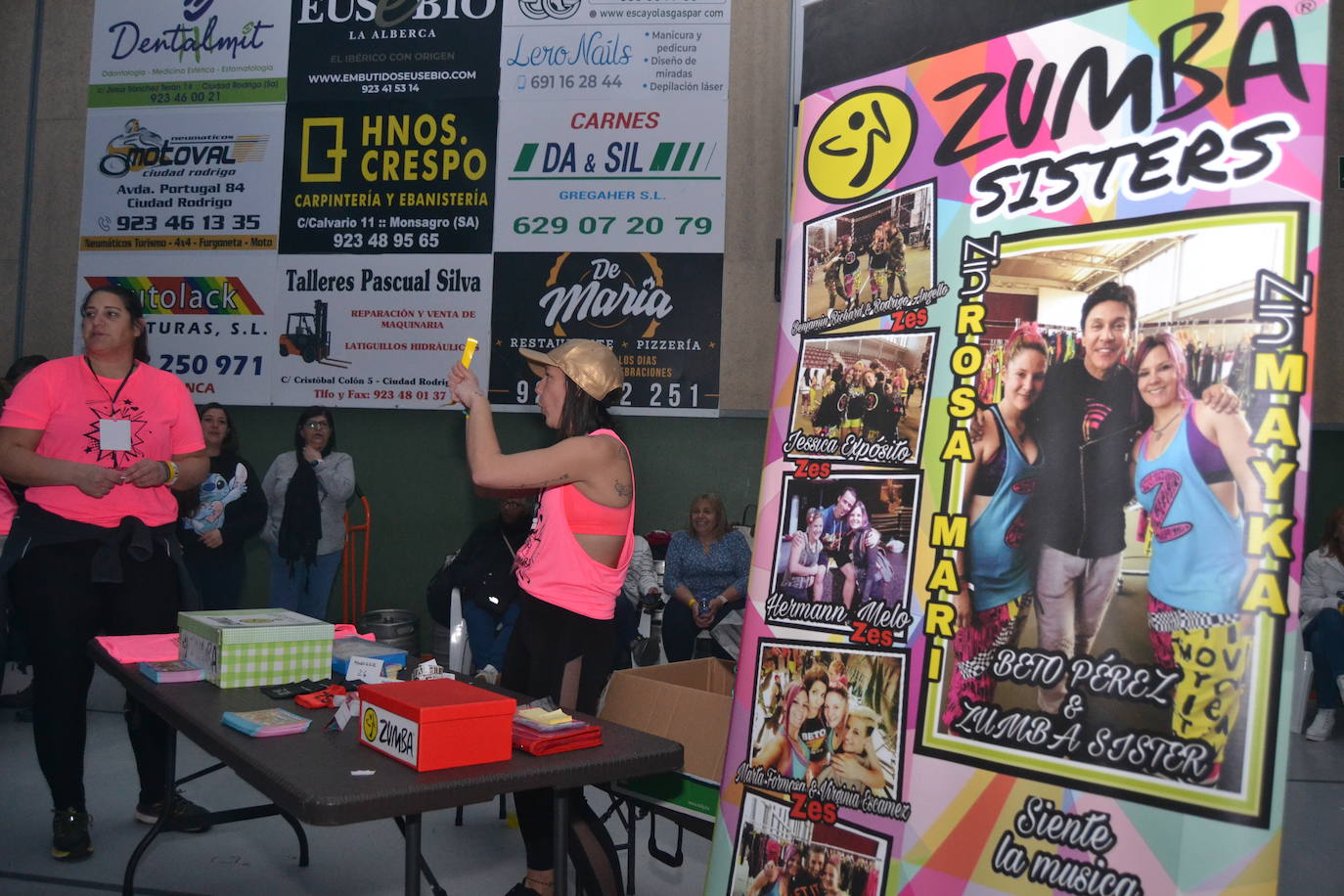 Ciudad Rodrigo se mueve al ritmo de las “zumba sisters”