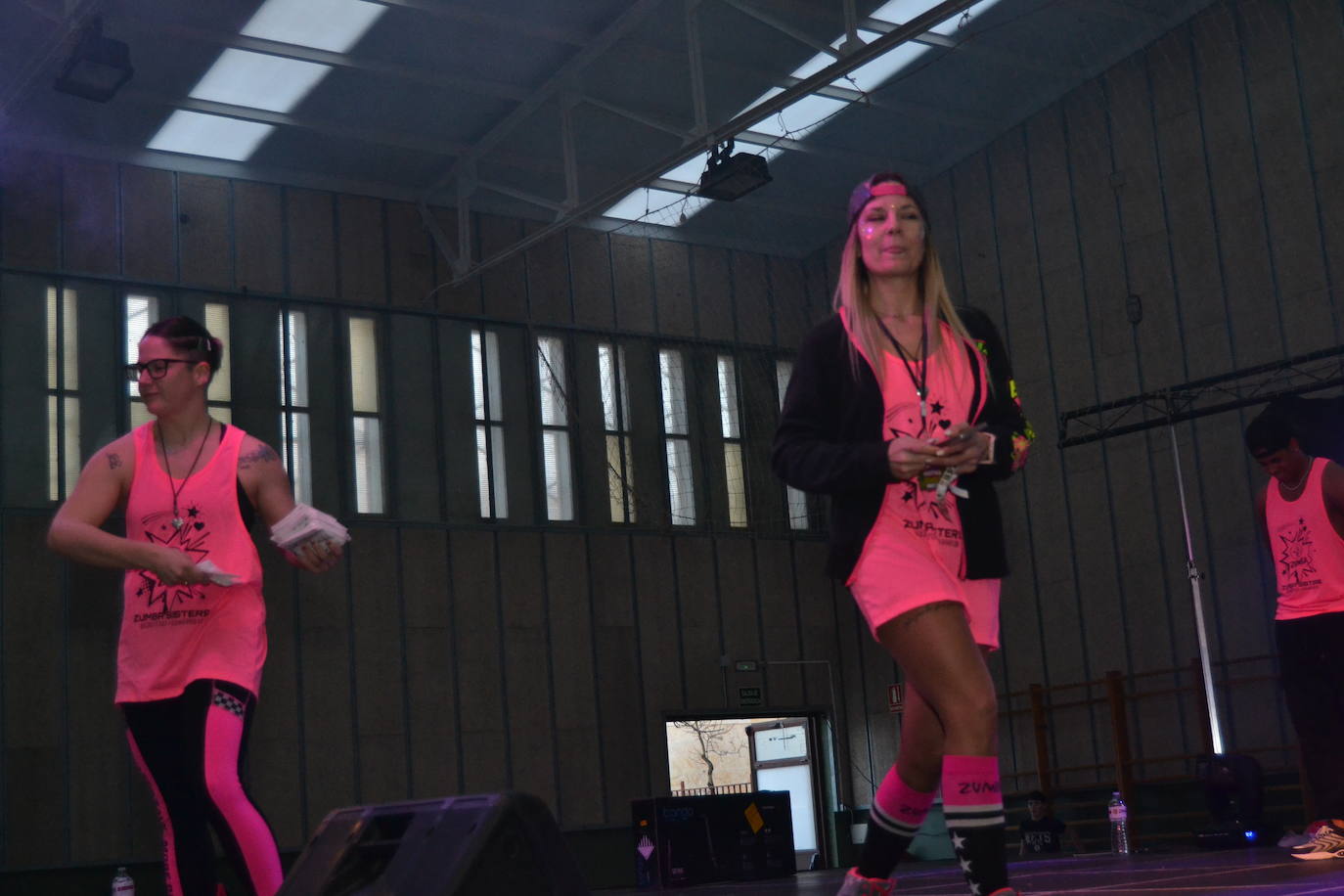 Ciudad Rodrigo se mueve al ritmo de las “zumba sisters”