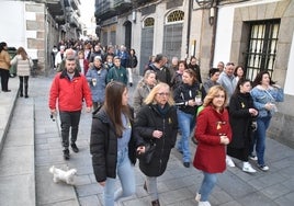 Imagen de los participantes en la marcha dorada celebrada en Béjar