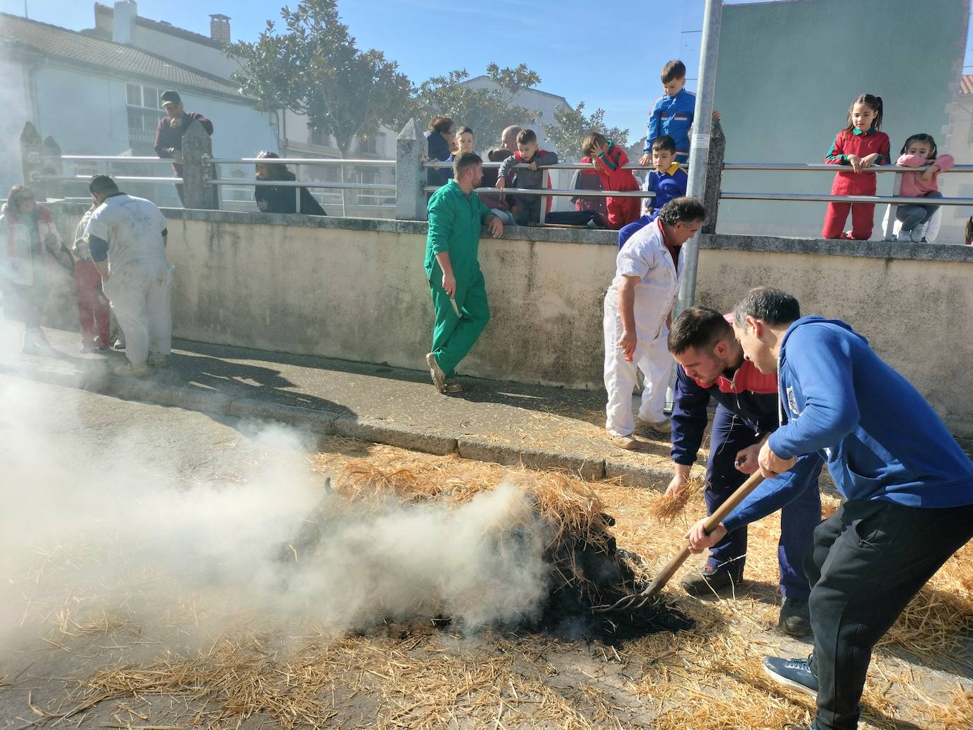 Los niños protagonizan la matanza de Fuenterroble de Salvatierra