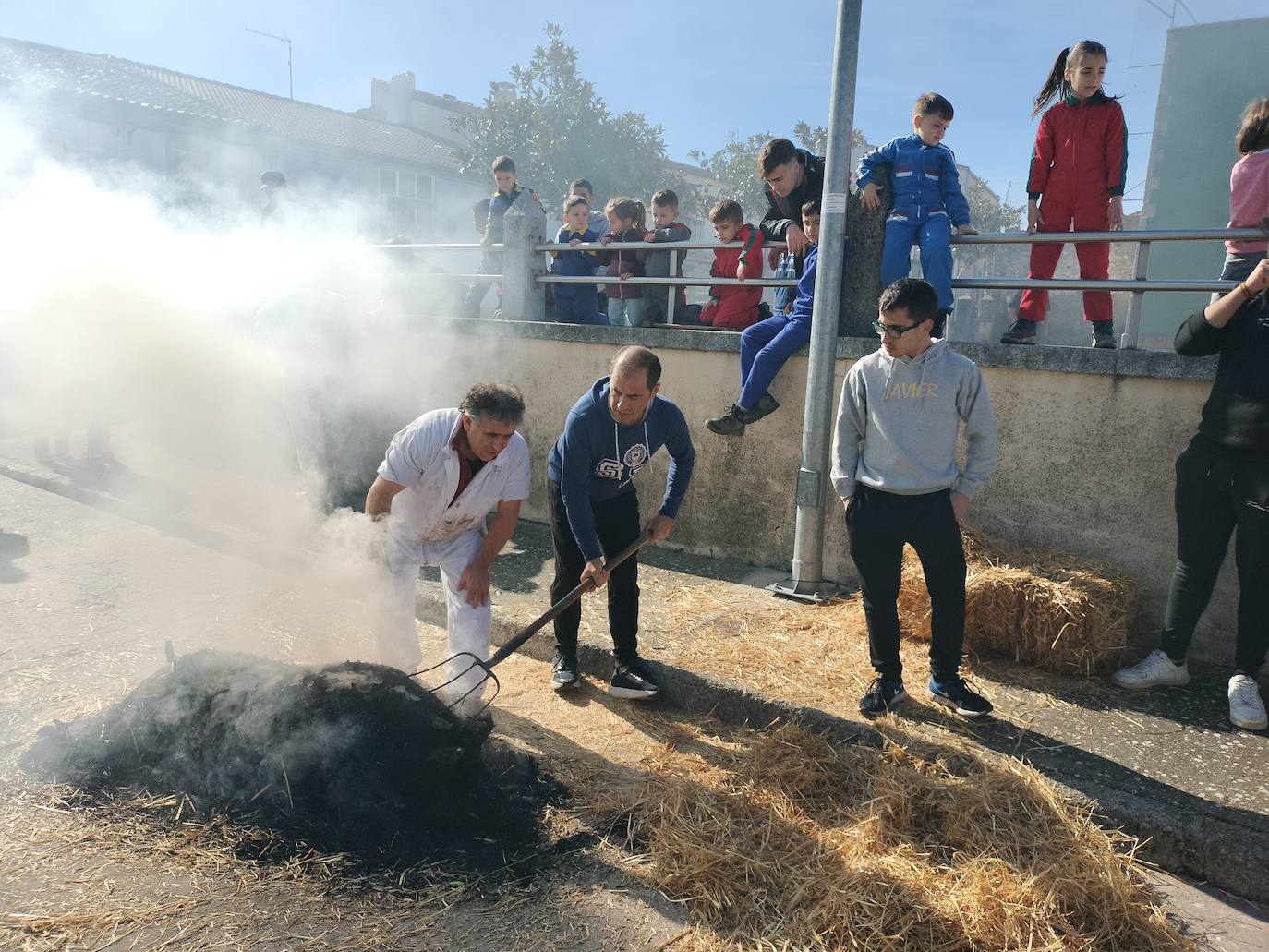 Los niños protagonizan la matanza de Fuenterroble de Salvatierra