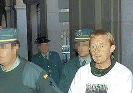 Imagen de 'El Zanahorio' entrando en la Audiencia Provincial.