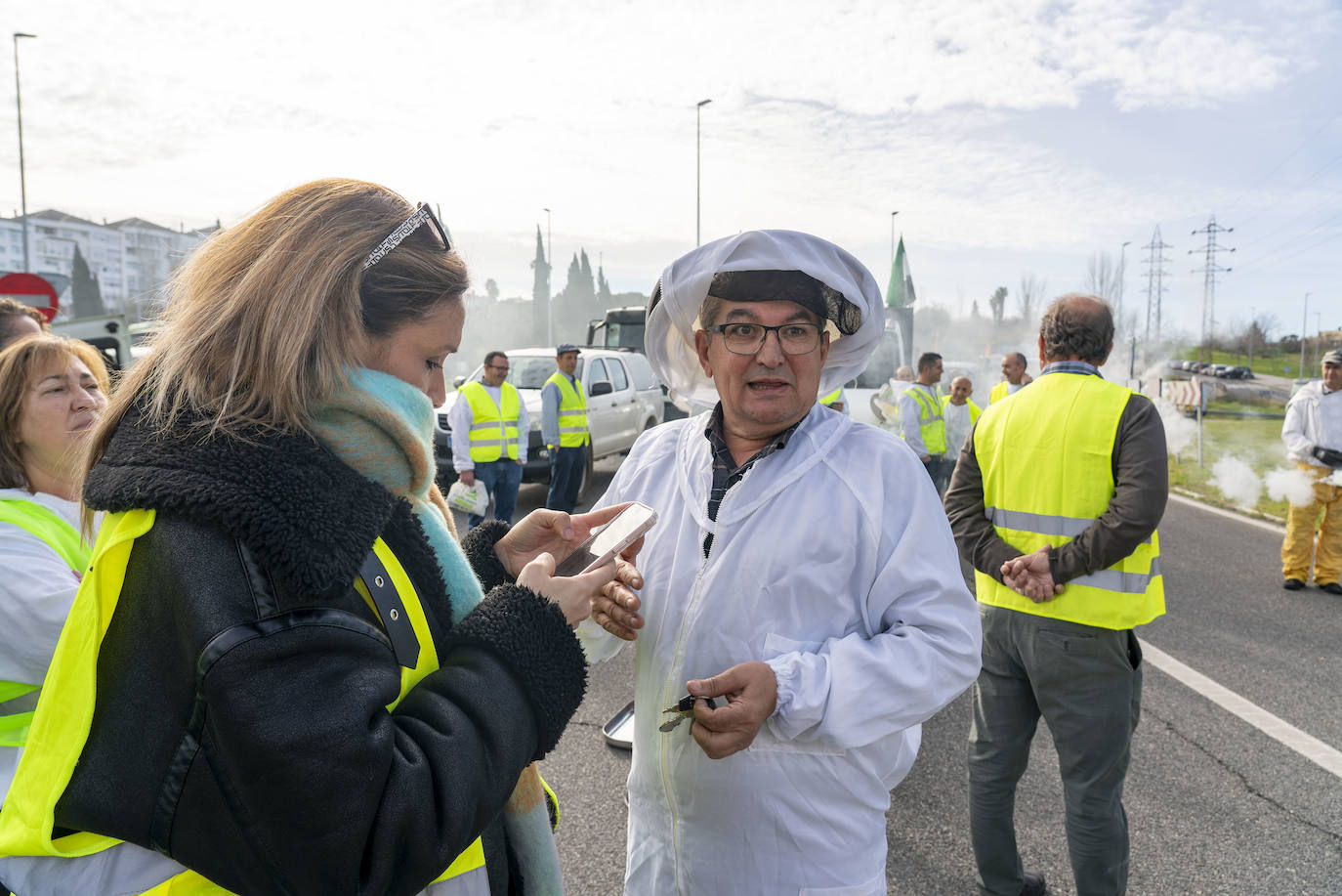 Las protestas del campo en Madrid, en imágenes