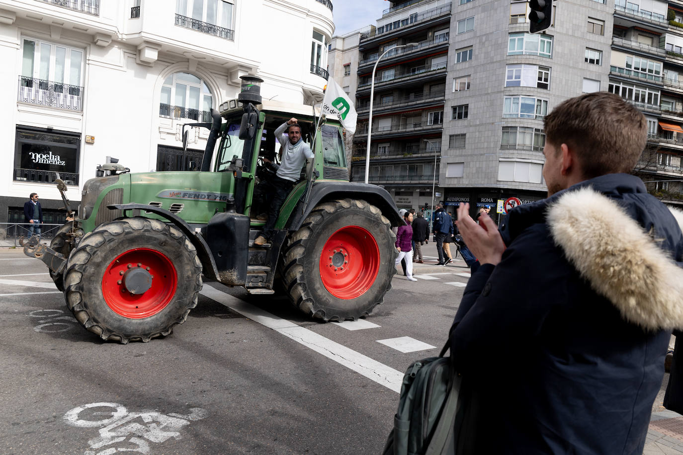 Las protestas del campo en Madrid, en imágenes