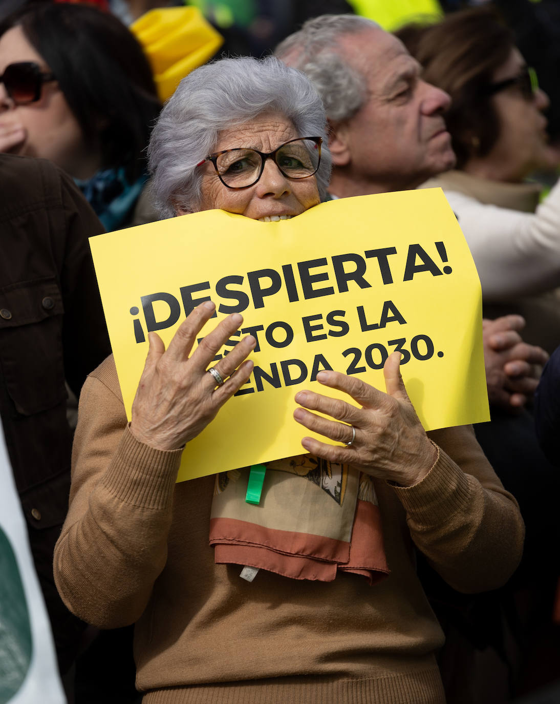 Las protestas del campo en Madrid, en imágenes