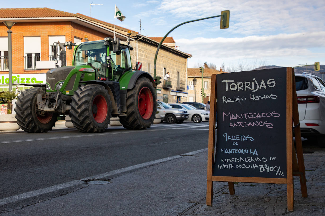 Las protestas del campo en Madrid, en imágenes