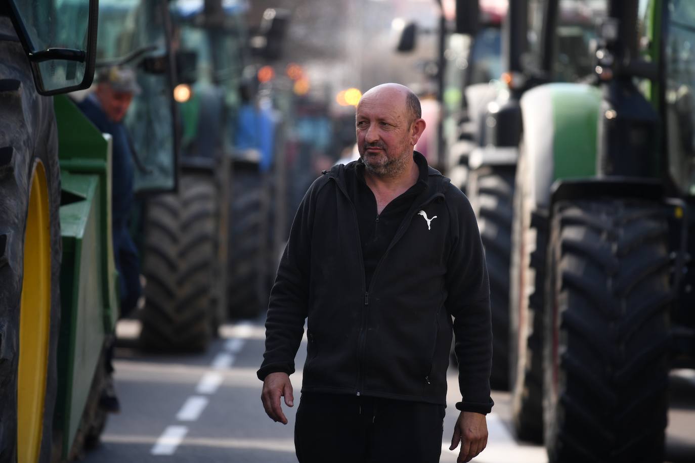Las protestas del campo en Madrid, en imágenes