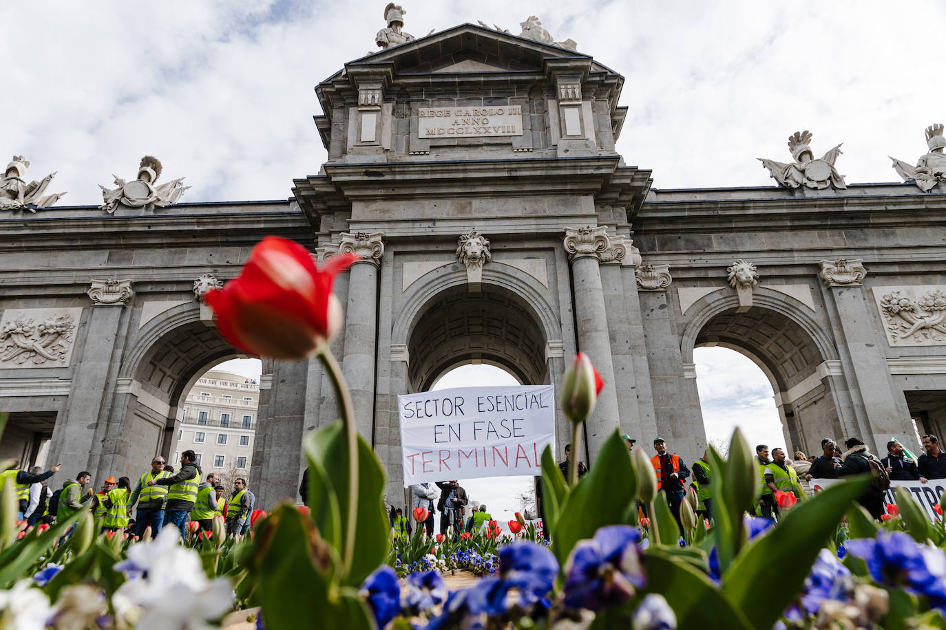 Las protestas del campo en Madrid, en imágenes