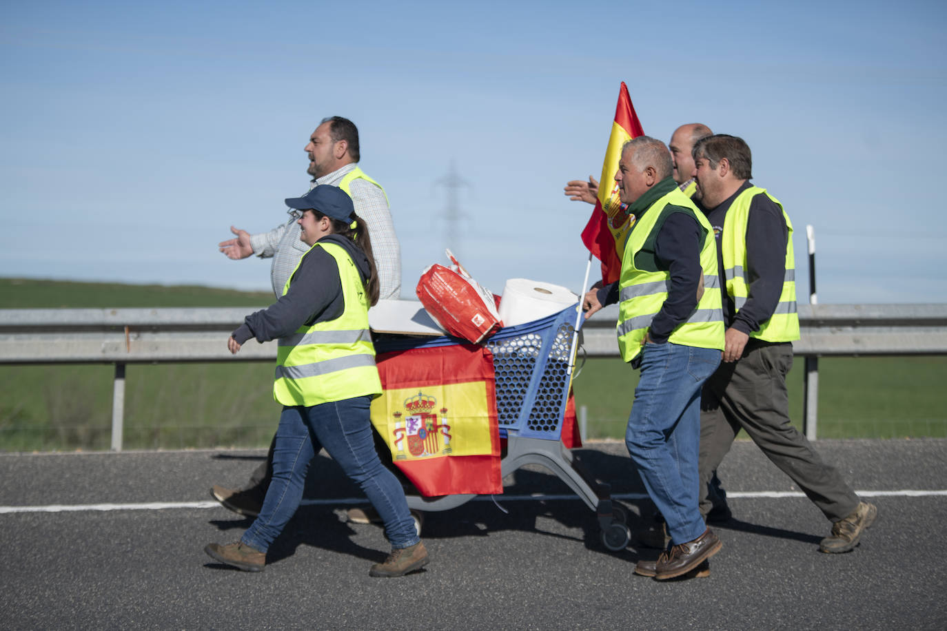Las protestas del campo en Madrid, en imágenes