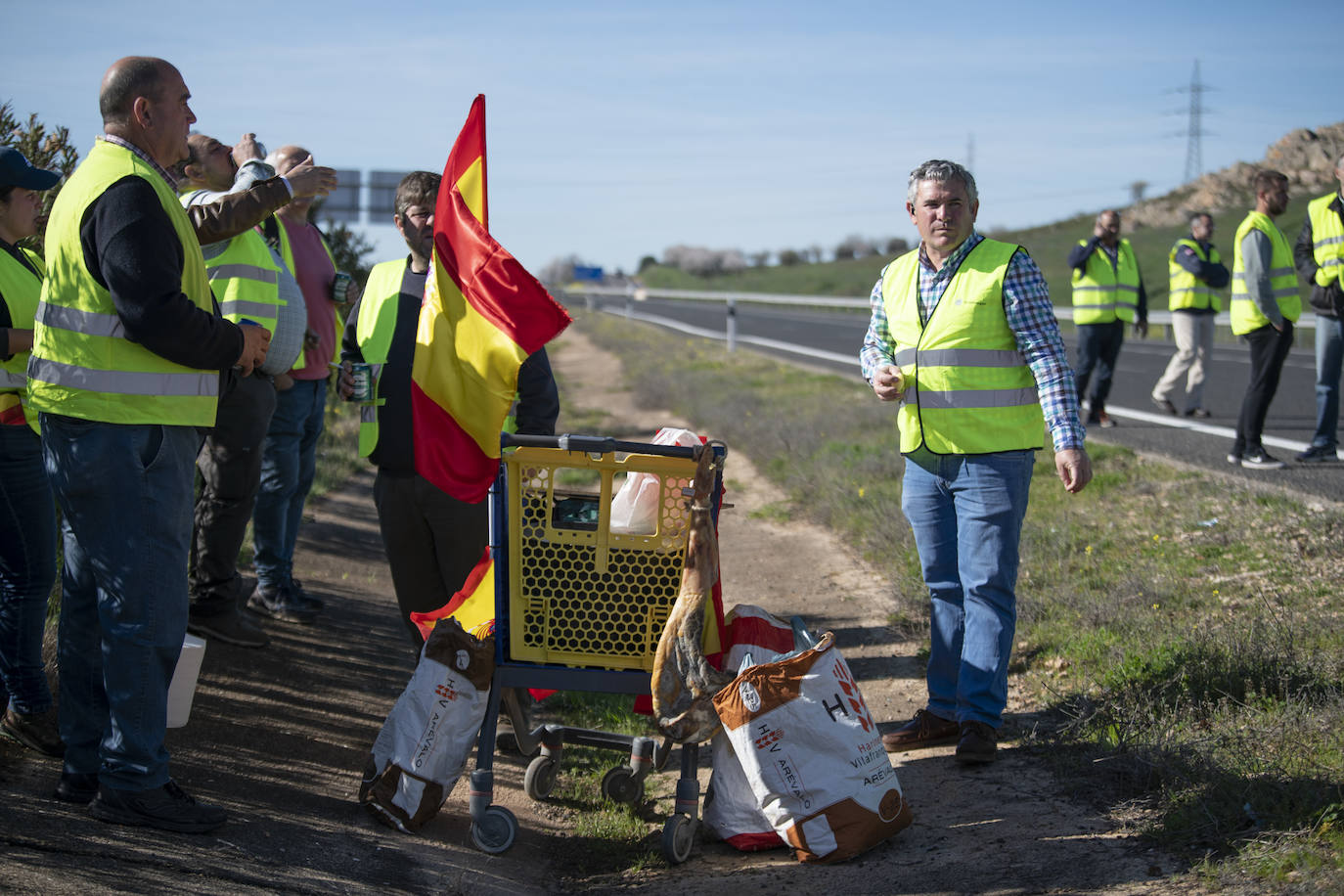 Las protestas del campo en Madrid, en imágenes