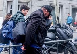 Koldo García, a su salida de la Audiencia Nacional.