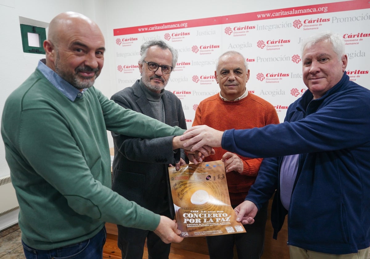 Francisco José Udaondo, Bernardo García-Bernalt, José maría Rodríguez y Miguel Ángel González.