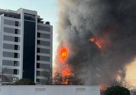 Incendio en Valencia.