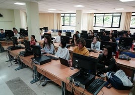 Estudiantes de la Universidad de Salamanca.