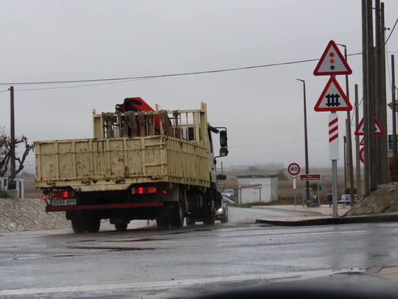 Paso a nivel en Babilafuente.