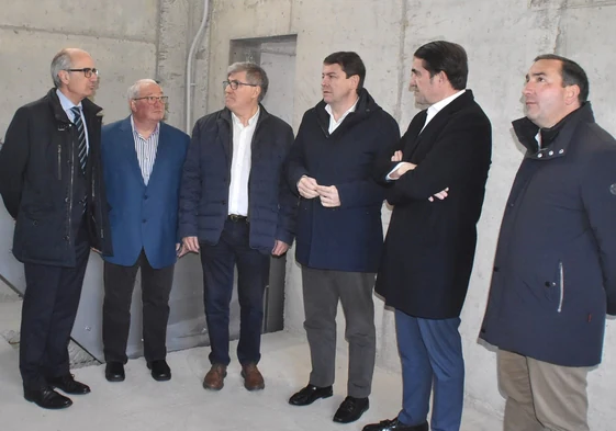 Javier Iglesias, Carlos Parra, Alfonso Fernández Mañueco, Juan Carlos Suárez-Quiñones y Eloy Ruiz.