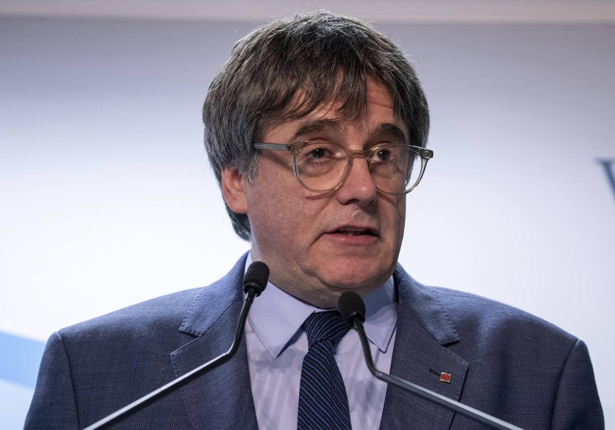 El expresidente de la Generalitat y eurodiputado de Junts, Carles Puigdemont.