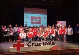 Cruz Roja en Peñaranda rinde homenaje a las personas y empresas socias