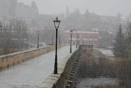 Nevada en Salamanca este pasado sábado.