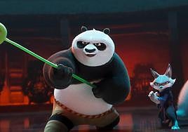 Ocho años después, 'Kung Fu Panda' vuelve a repartir de lo lindo