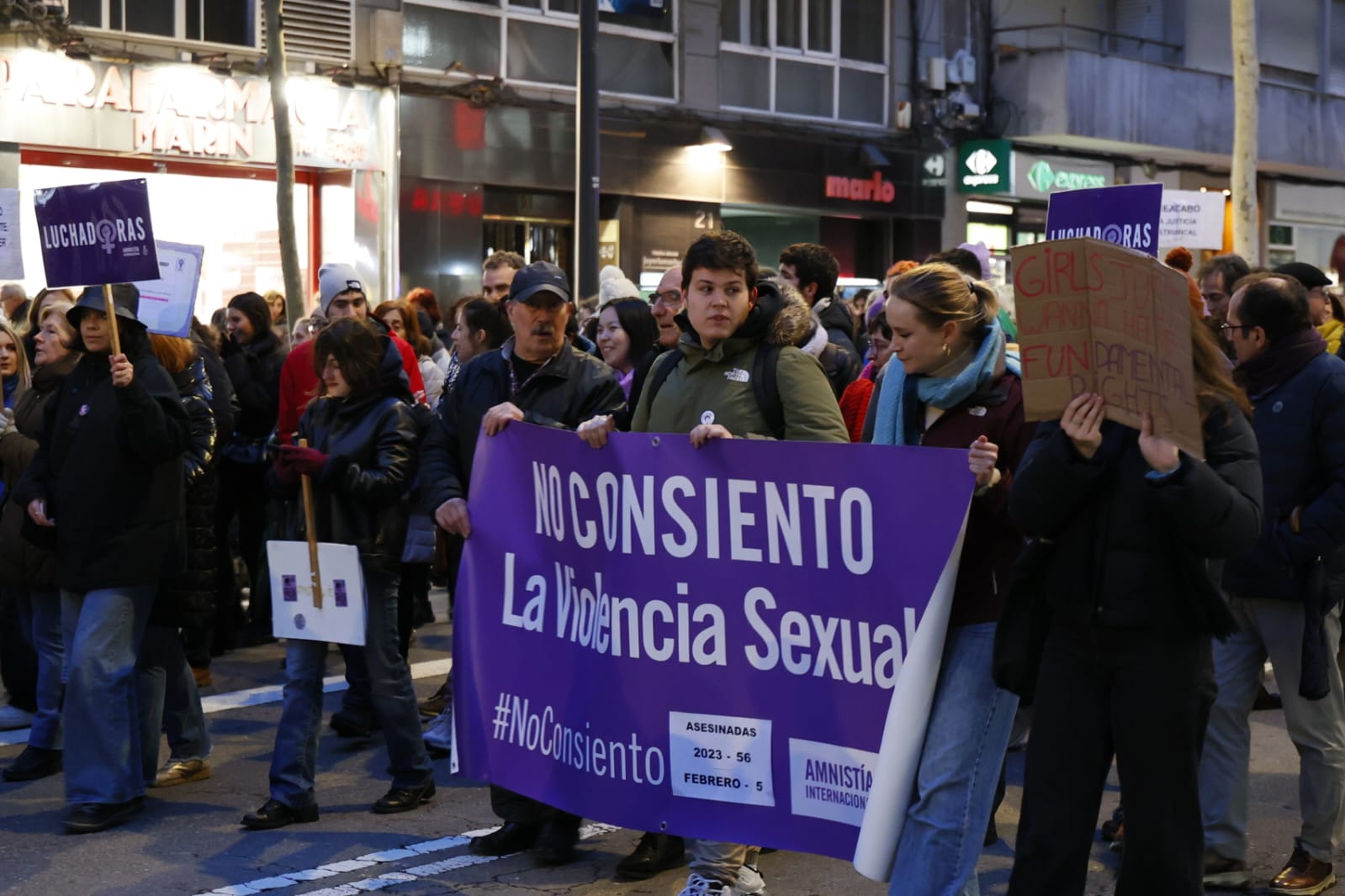 2.000 personas reivindican el Día Internacional de la Mujer en Salamanca