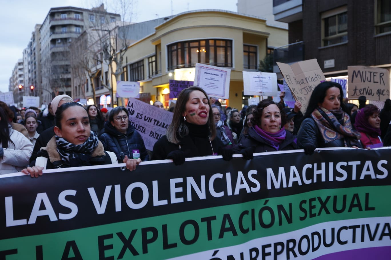 2.000 personas reivindican el Día Internacional de la Mujer en Salamanca