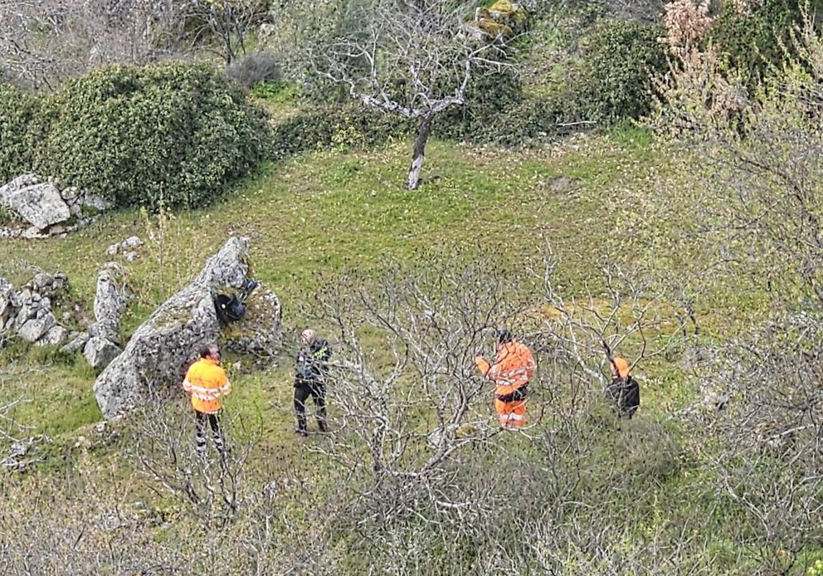 Cuerpos de seguridad buscan a Gabriel, el desaparecido de la residencia de mayores de Villarino.