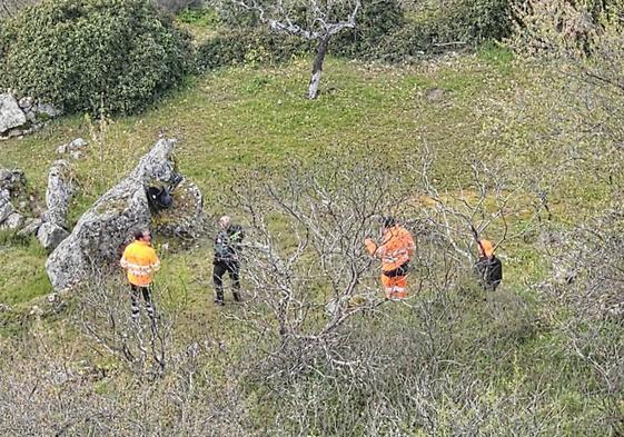 Cuerpos de seguridad buscan a Gabriel, el desaparecido de la residencia de mayores de Villarino.