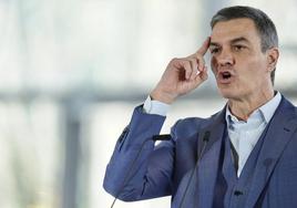 El presidente del Gobierno, Pedro Sánchez, en Bilbao.