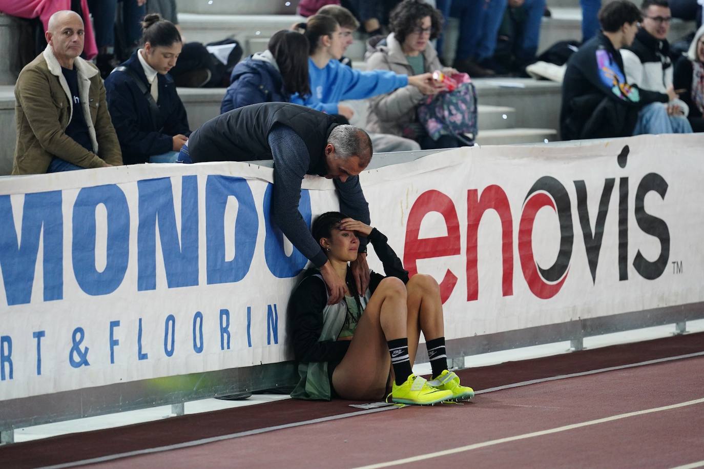 El Nacional sub 20 short track termina en Salamanca con doble récord de España en los 60 metros