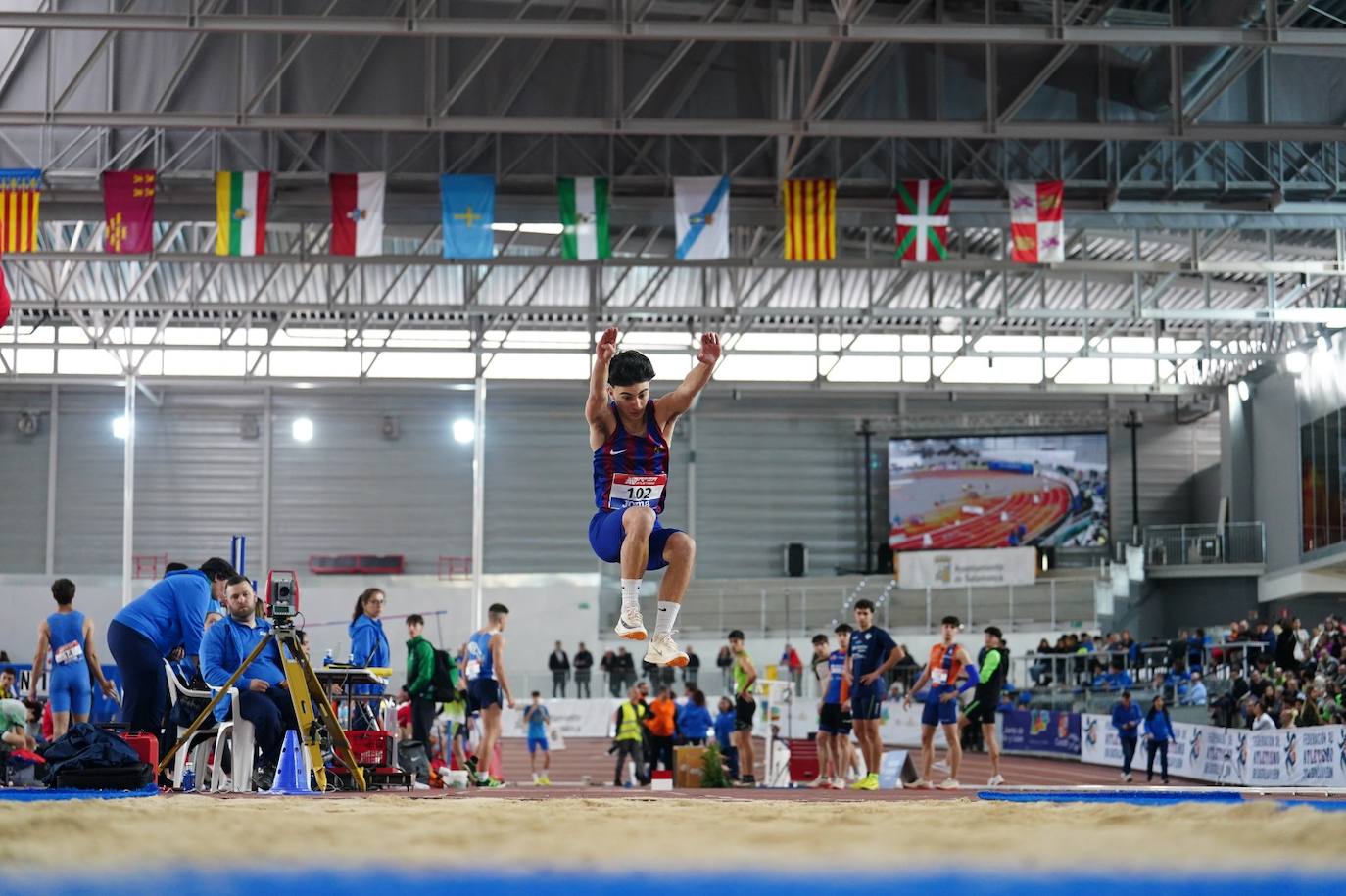 El Nacional sub 20 short track termina en Salamanca con doble récord de España en los 60 metros