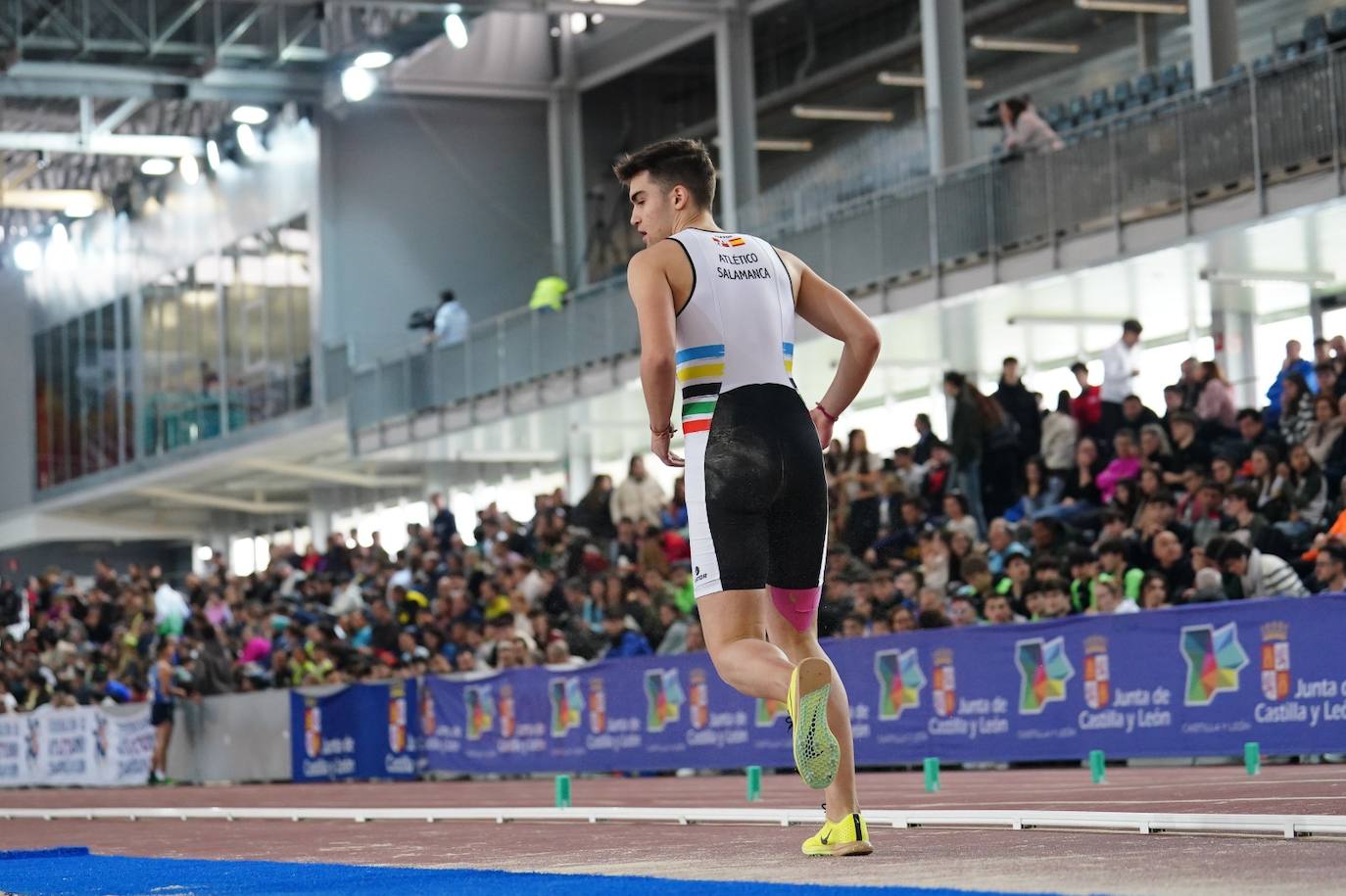 El Nacional sub 20 short track termina en Salamanca con doble récord de España en los 60 metros