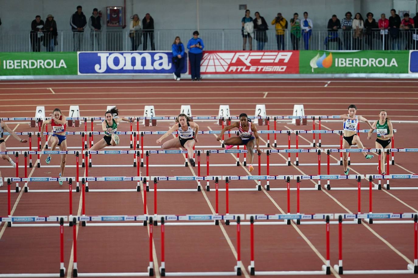 El Nacional sub 20 short track termina en Salamanca con doble récord de España en los 60 metros