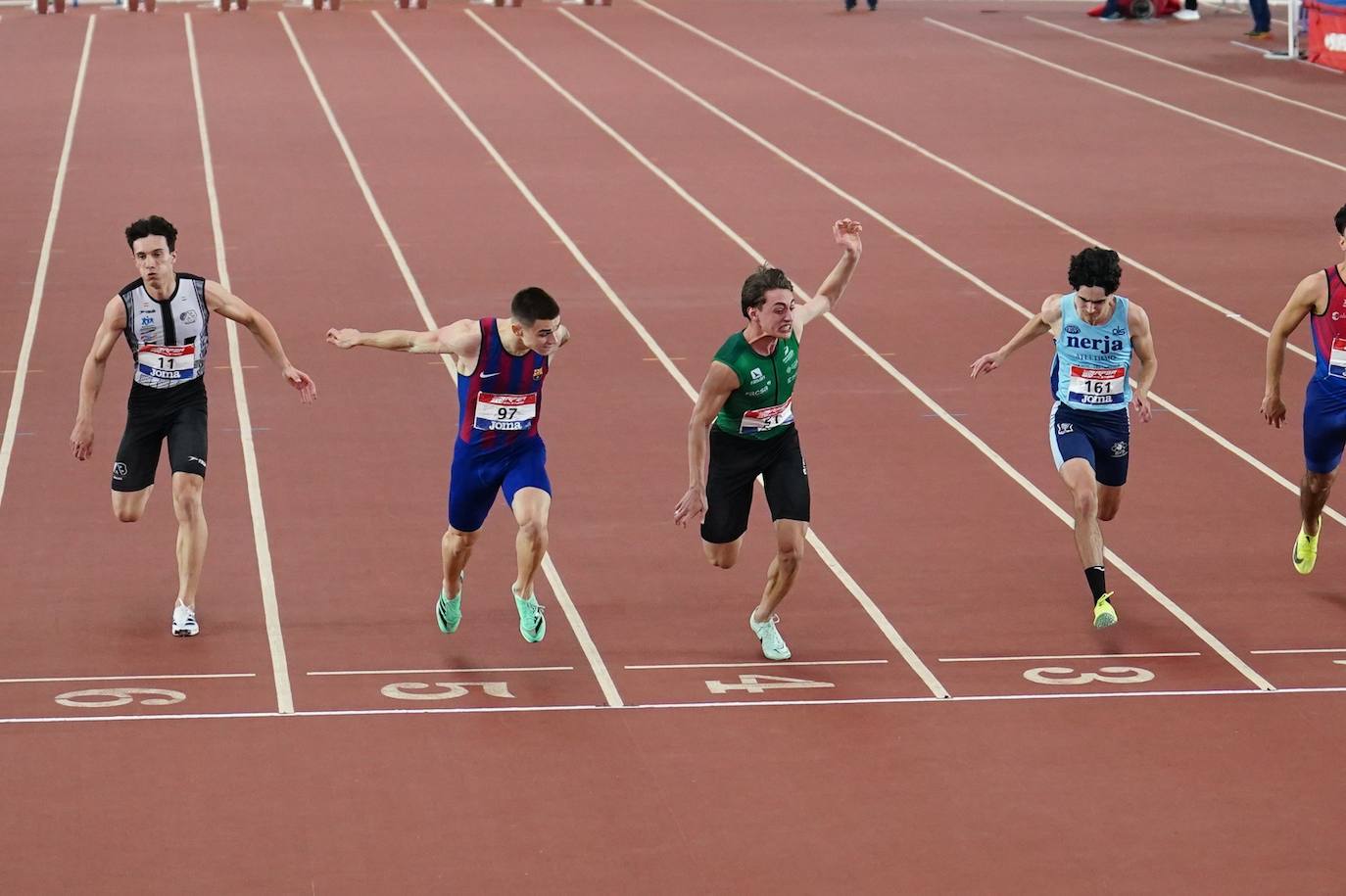 El Nacional sub 20 short track termina en Salamanca con doble récord de España en los 60 metros