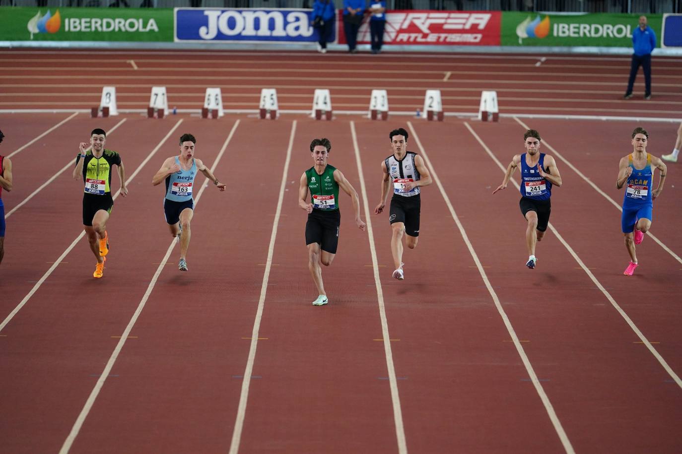 El Nacional sub 20 short track termina en Salamanca con doble récord de España en los 60 metros