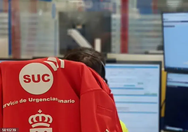 Sala operativa del 112 Canarias.