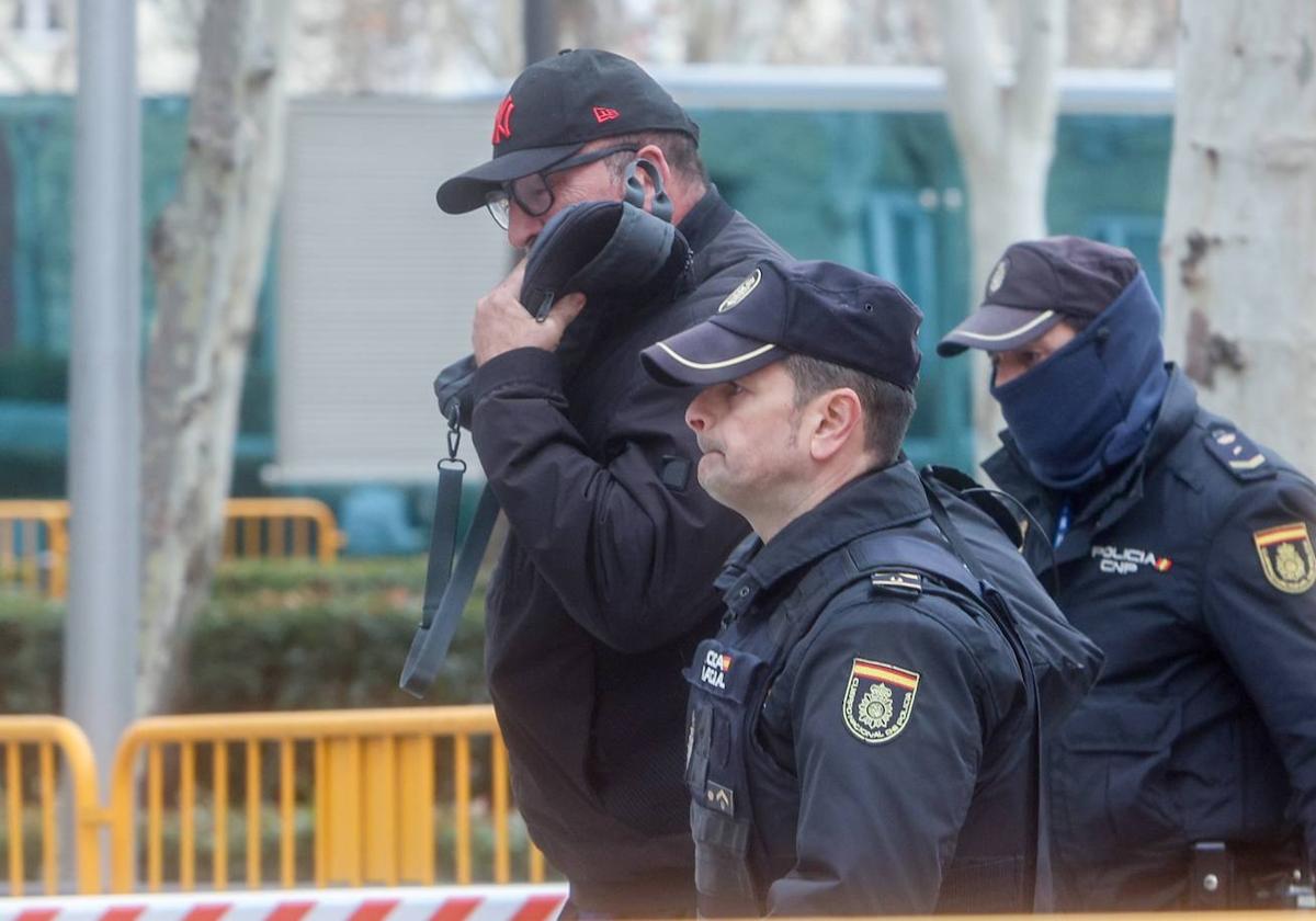 Koldo García, a su salida de la Audiencia Nacional.