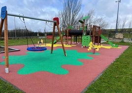 Renovado parque infantil de Las Eras.