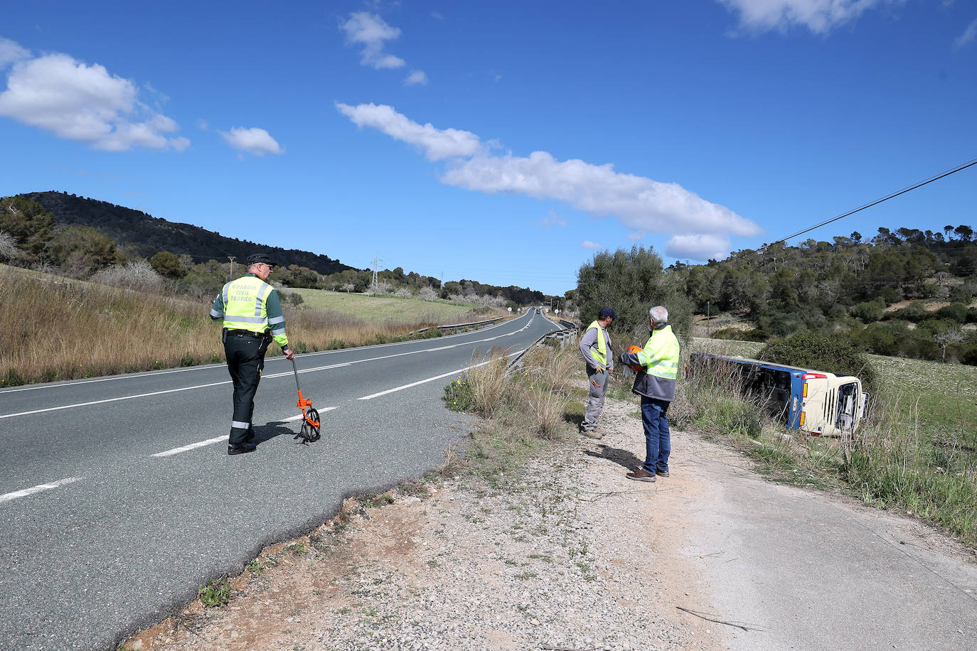 Así quedó el autobús del Imserso siniestrado en el que resultaron heridos cuatro salmantinos