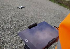 Una imagen de los drones utilizados en el operativo.