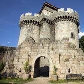 Imagen del castillo, ubicado en Granadilla (Cáceres).