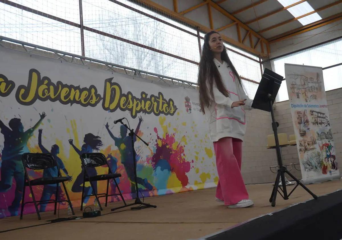 Nereida Sanchón hace explotar Tamames en la IX Feria Jóvenes Despiertos