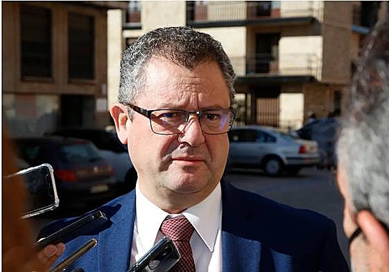 El consejero de Agricultura, Ganadería y Desarrollo rural, Gerardo Dueñas