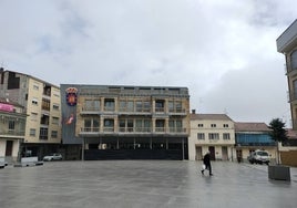 Imagen de la Plaza Mayor de Guijuelo.